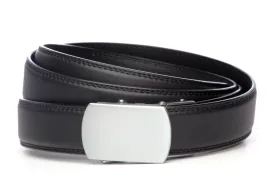 1.25" Black Leather w/buckle