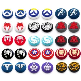2Pieces Universal Game Controller Silicone Thumb Grip Cap
