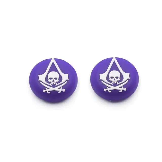 2Pieces Universal Game Controller Silicone Thumb Grip Cap