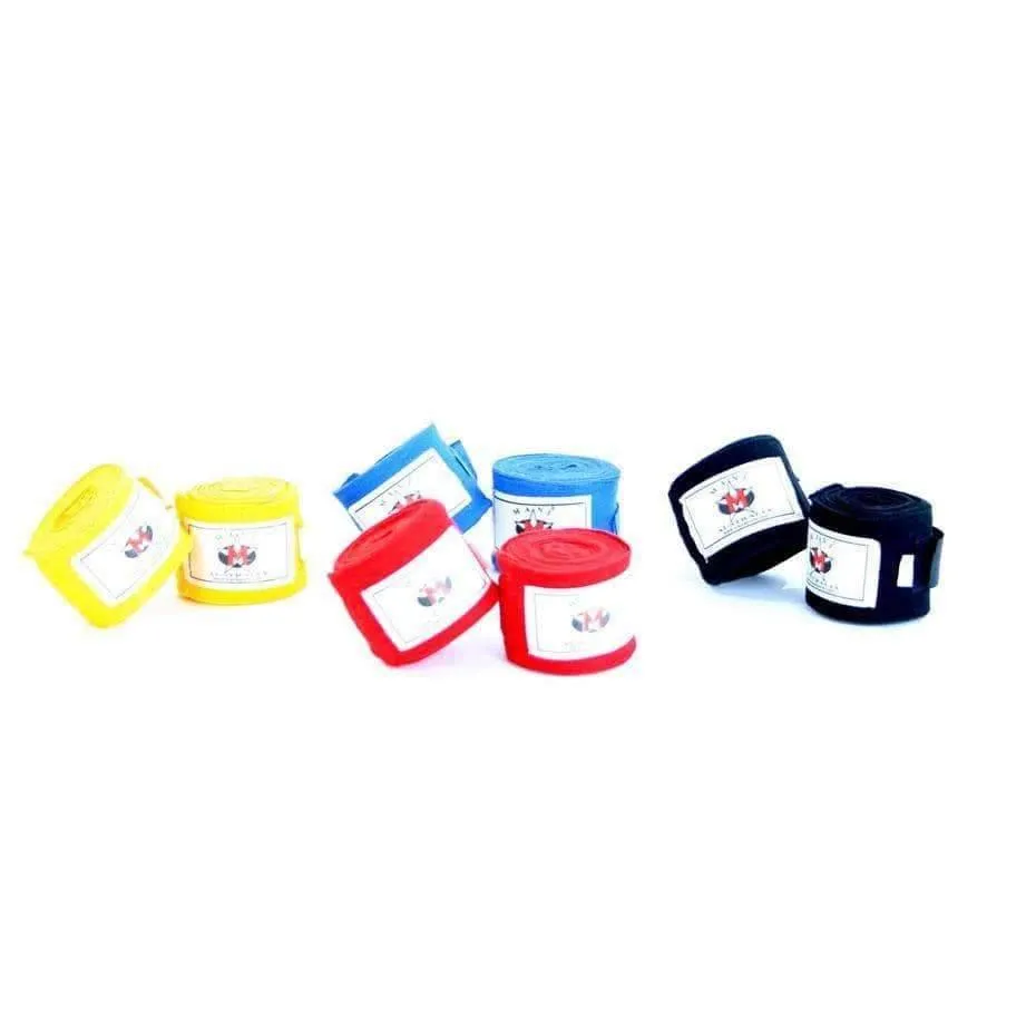 4 METER ELASTICATED BOXING WRAPS FOR HANDS