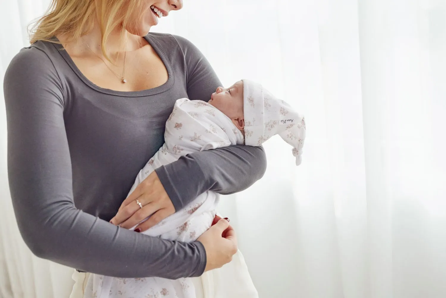 Aster and Oak Posie Floral Baby Wrap