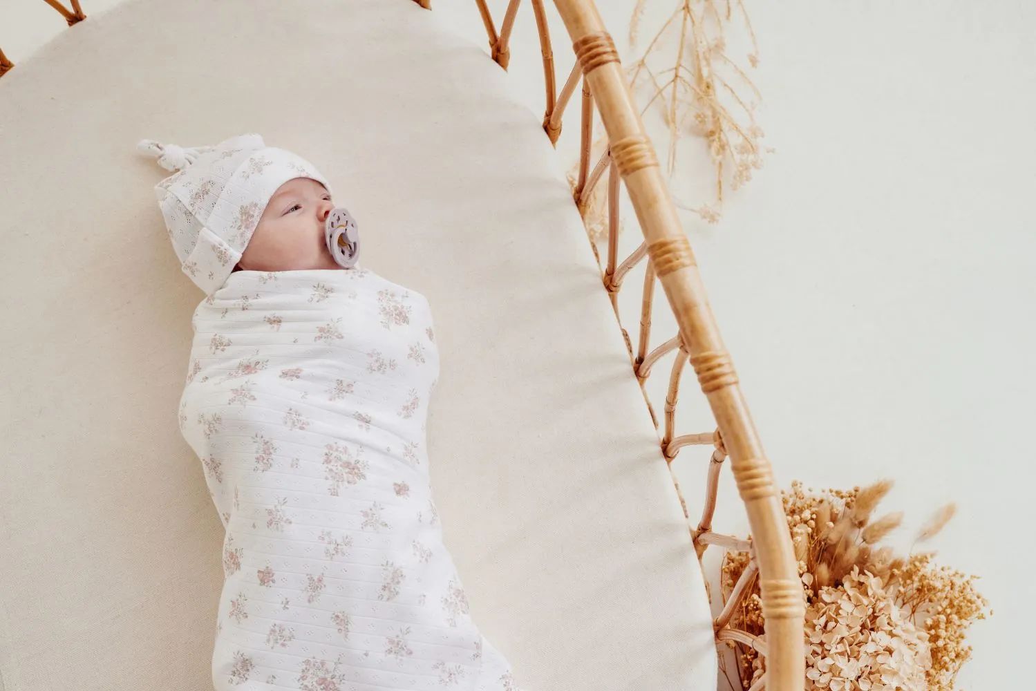 Aster and Oak Posie Floral Baby Wrap