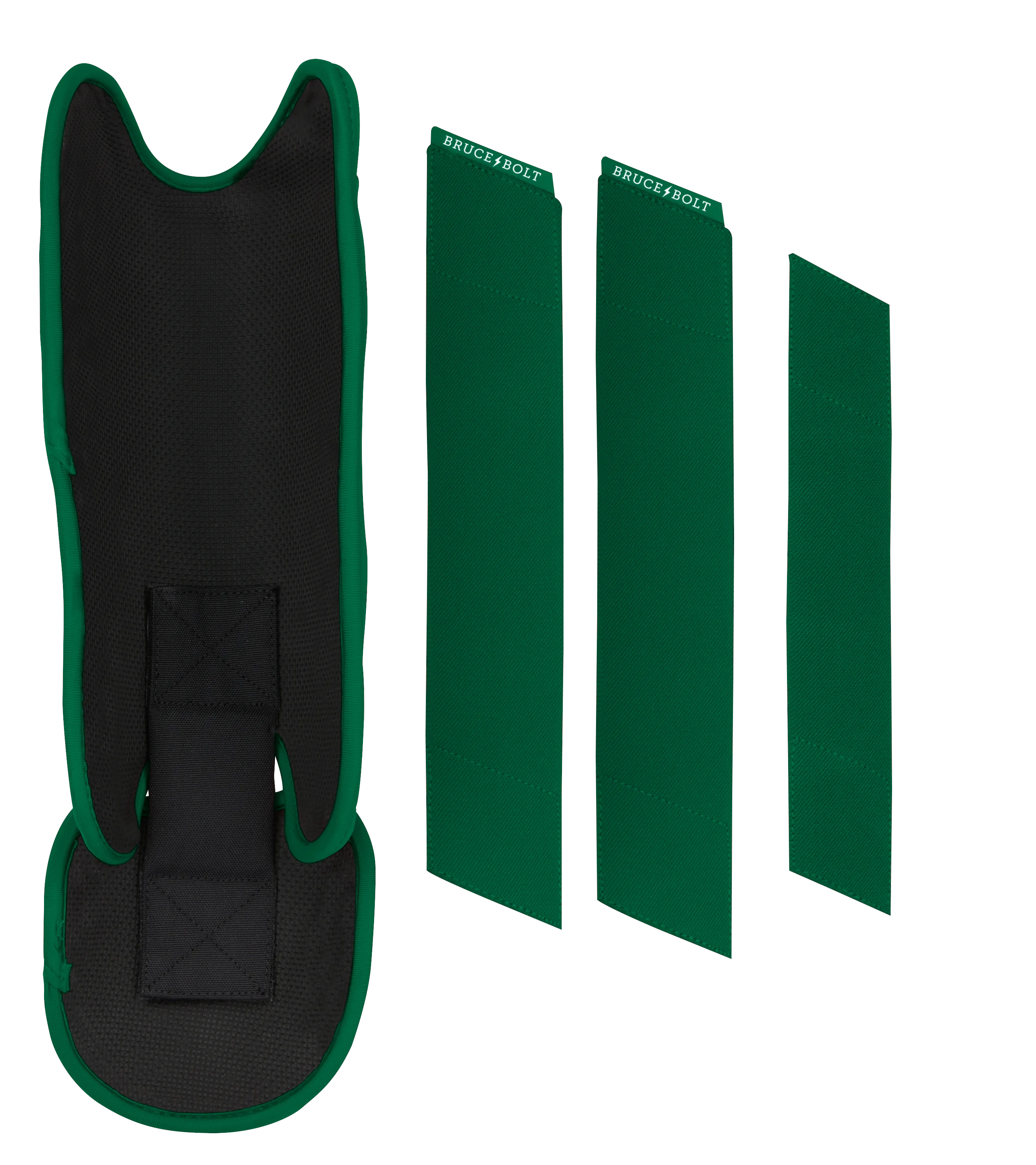 BRUCE BOLT Chrome Series Leg Guard - GREEN