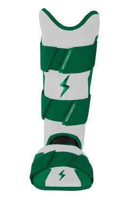 BRUCE BOLT Chrome Series Leg Guard - GREEN