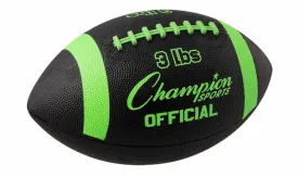 Champion Sports 3 LB Official Size Weighted Football Trainer