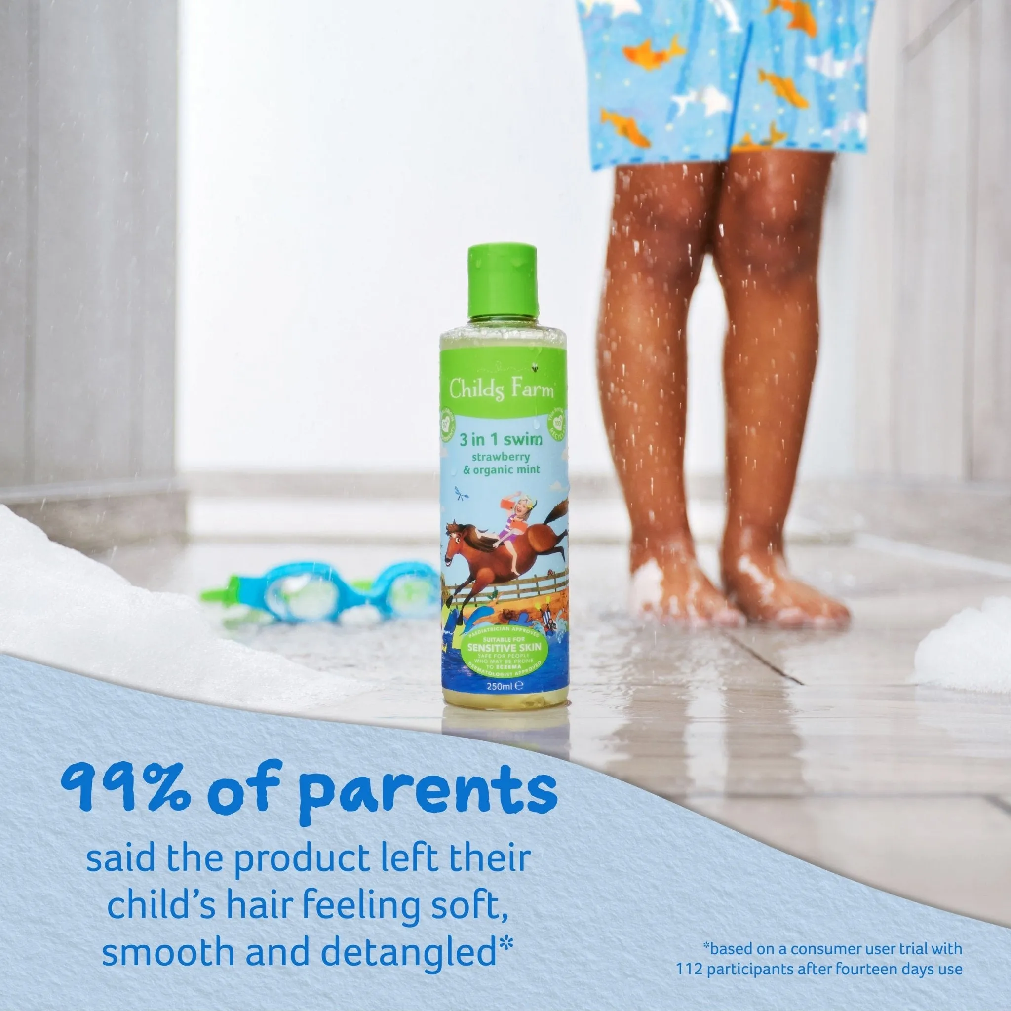 Childs Farm 3 in 1 swim strawberry & organic mint