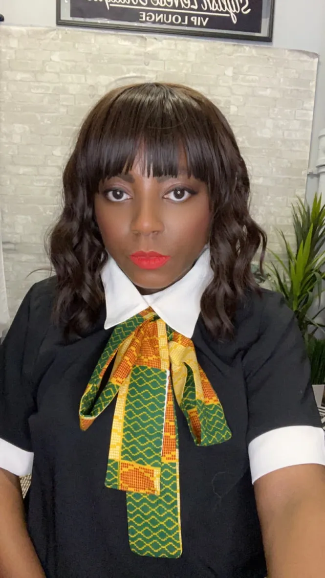 Cotton Custom Made Tie, Headband and Belt