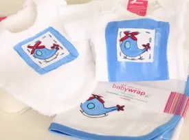 Ellabella - Baby Muslin Wrap Helicopter Print