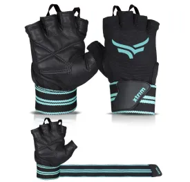Gym Gloves for Men and Women   Resistance Bands with Non-Slip Grip Handles & Stretchable Bands (BUY 1 GET 1 FREE )