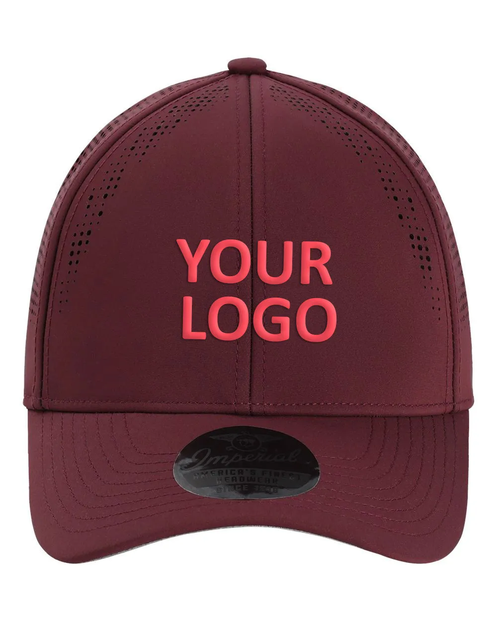Imperial The Alpha Custom Caps, Maroon