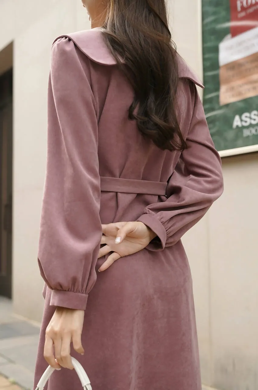 Jumela Color Dress   Belt SET