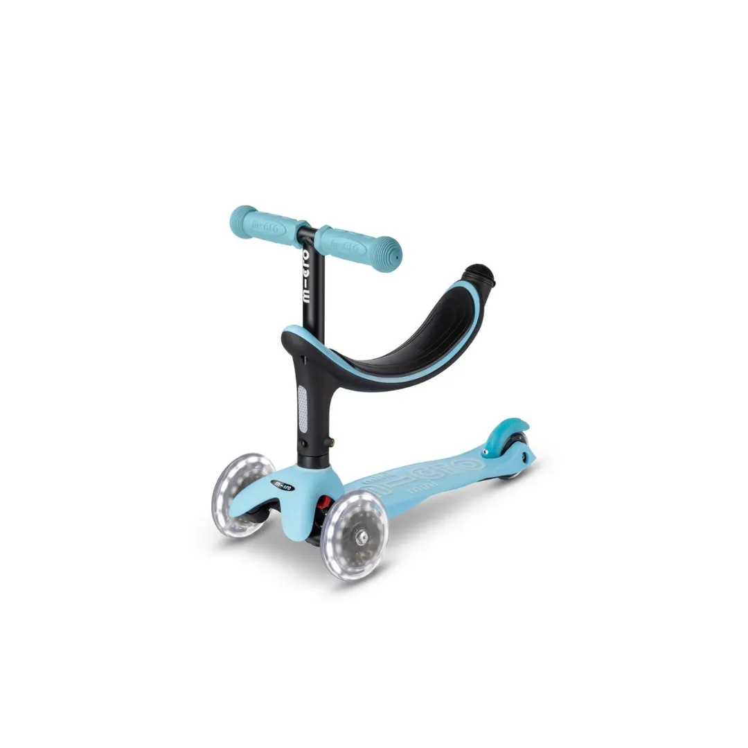Micro Mini2Grow LED Scooter - Blue by Micro Kickboard