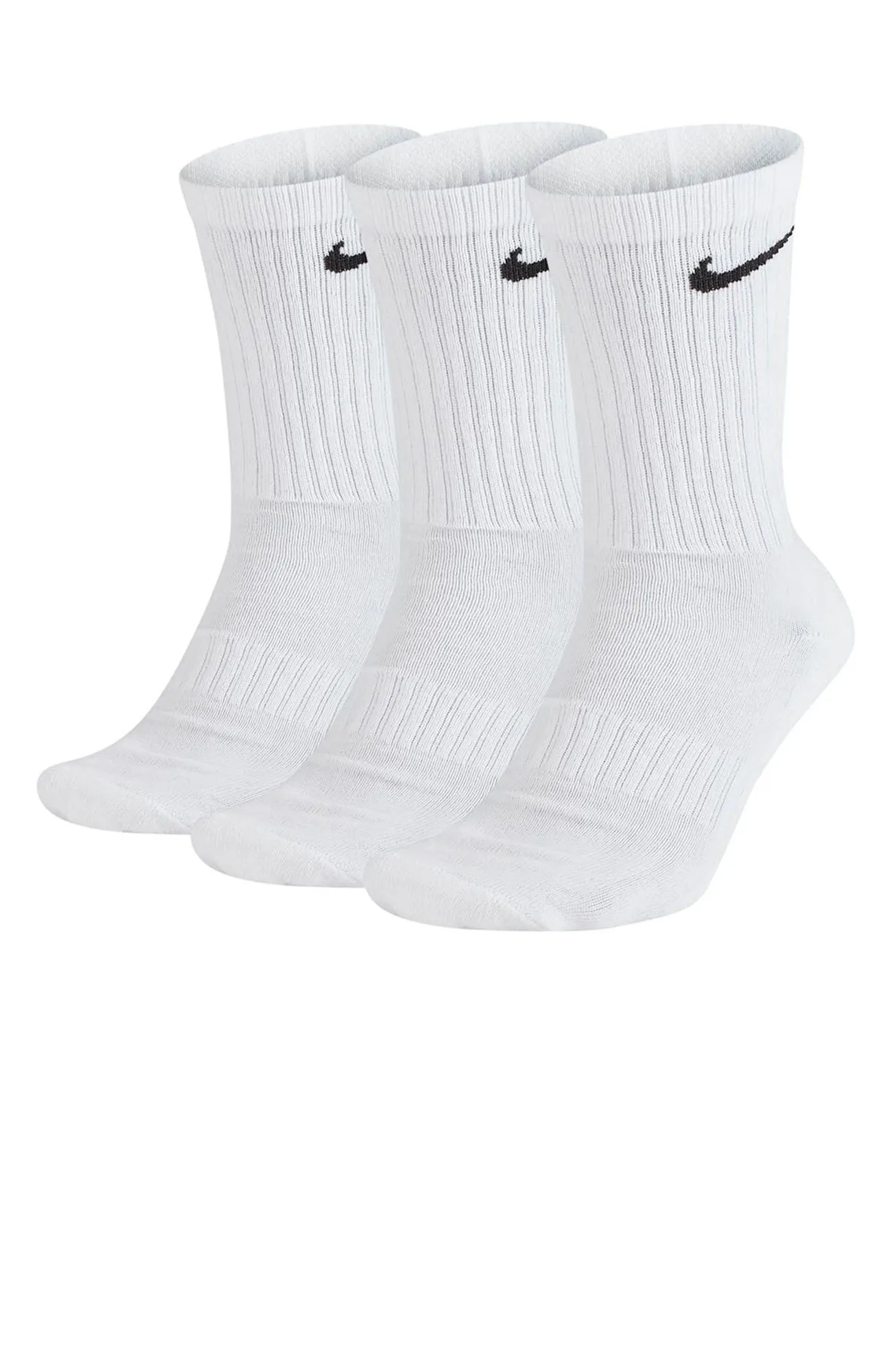 Nike Everyday Cushioned Crew Sock 3 Pairs White