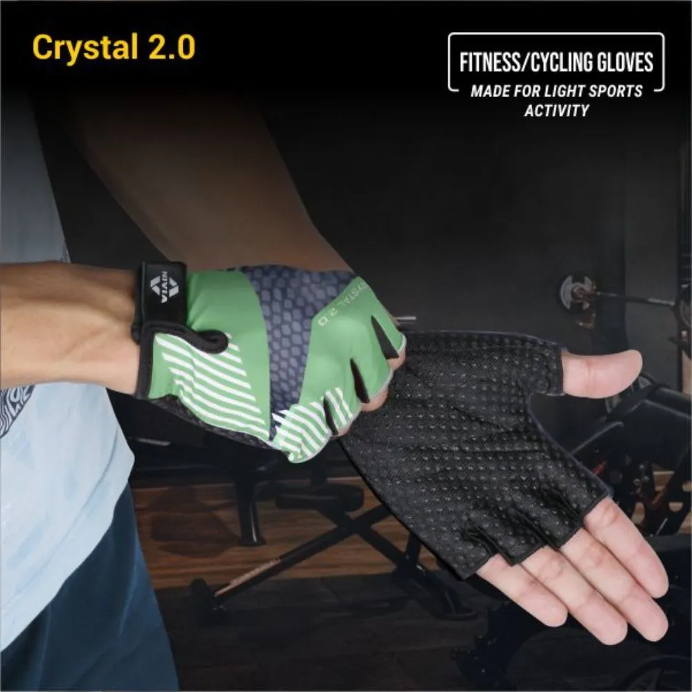 Nivia Crystal 2.0 Fitness Glove Medium - Green