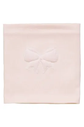 Peach Bow Blanket