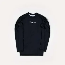Progress Academy Long Sleeve Rash Guard Black