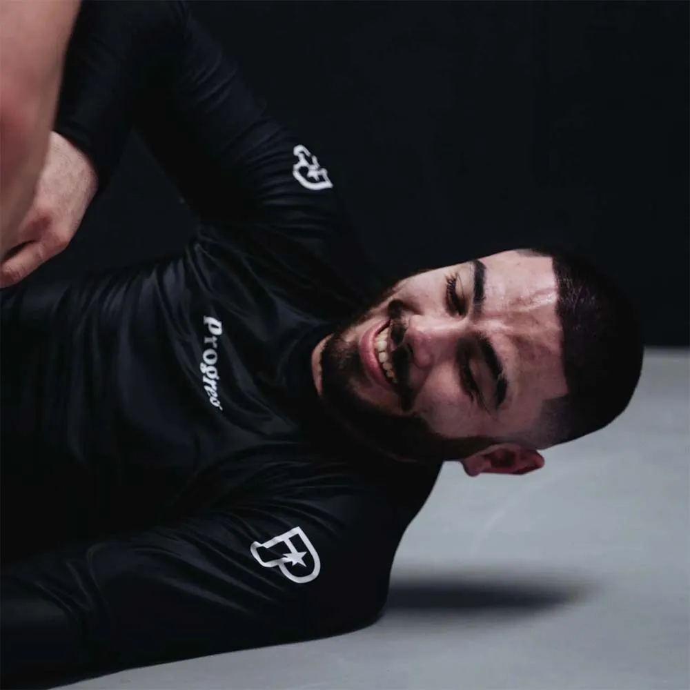 Progress Academy Long Sleeve Rash Guard Black