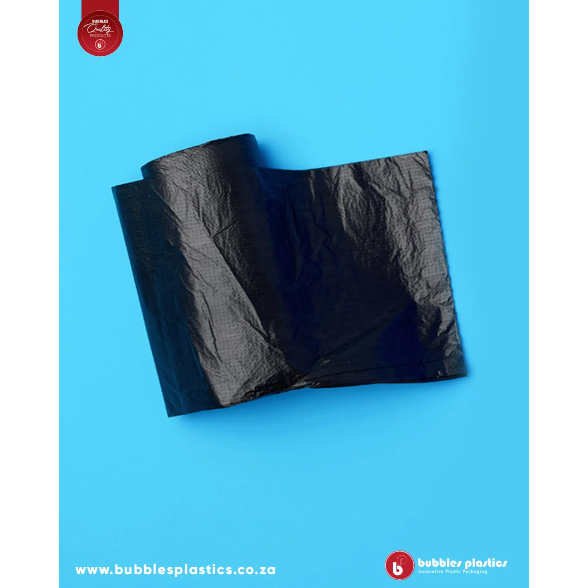 Refuse Bags on Roll 75x95cm Heavy Duty 20pc