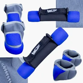 RunFlex Ankle Wrist & Dumbbell Set BLUE BLUE