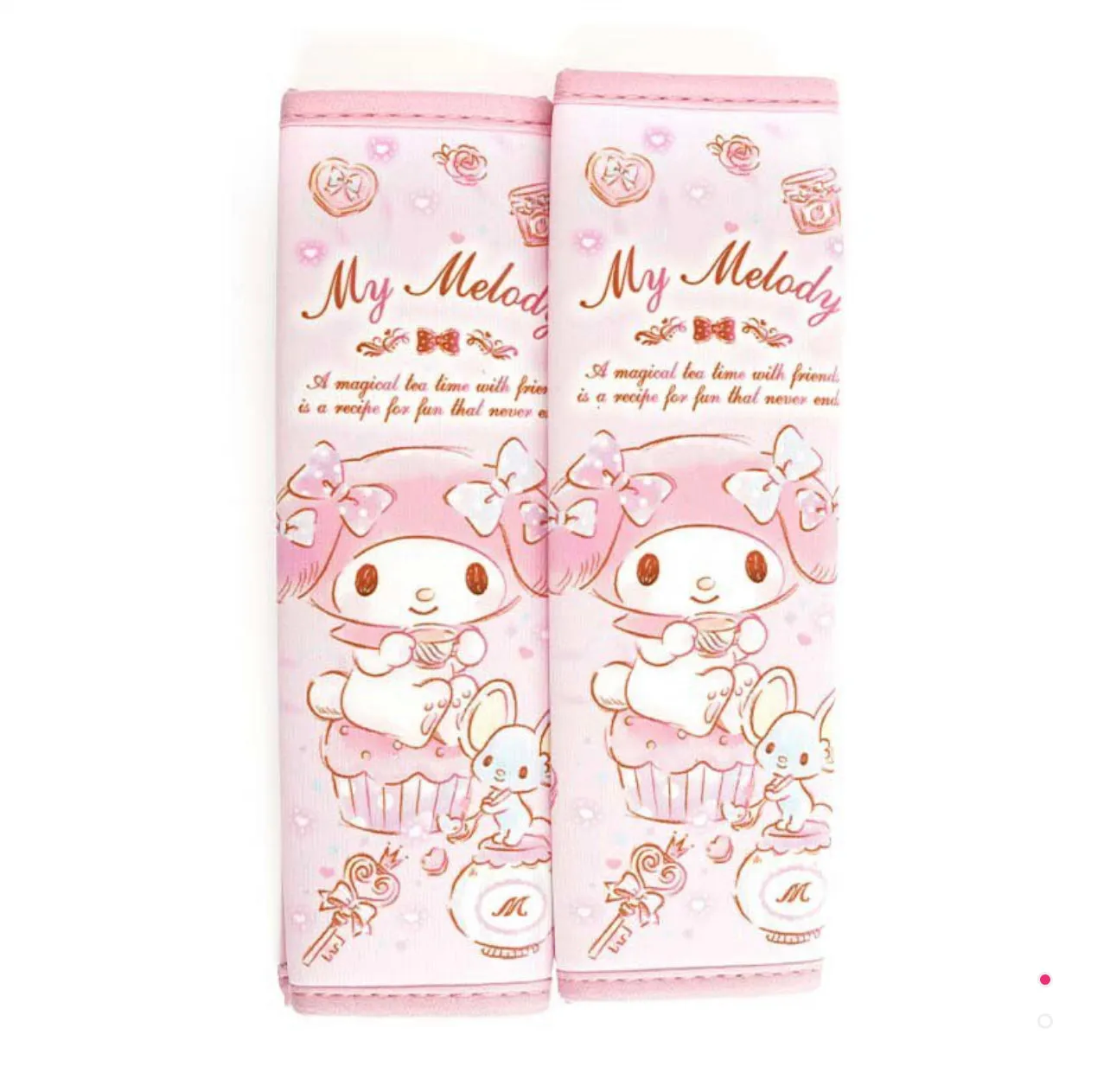 Sanrio Character Car Seat Belt Cover Set