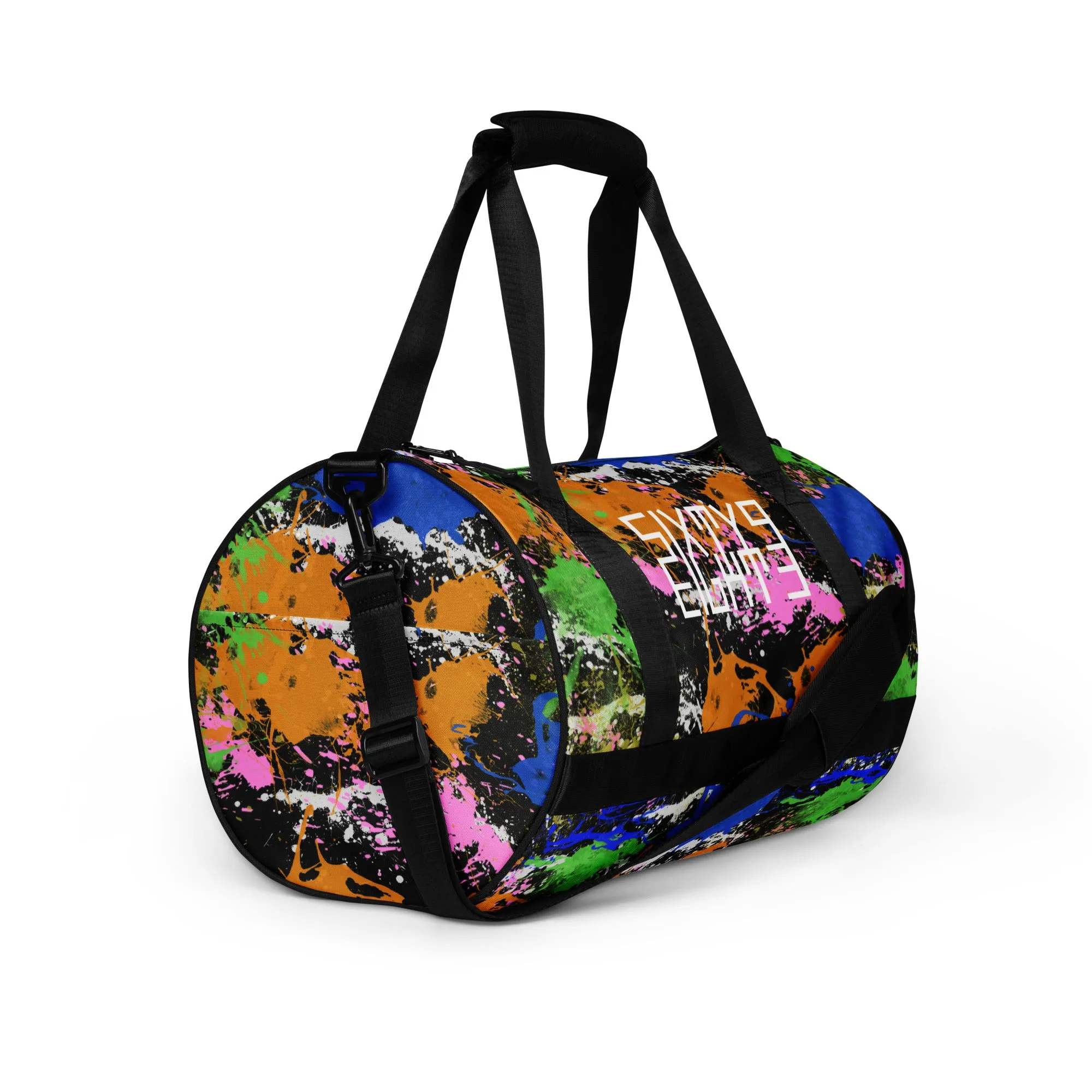 Sixty Eight 93 Logo White Fusion #1 Gym Bag