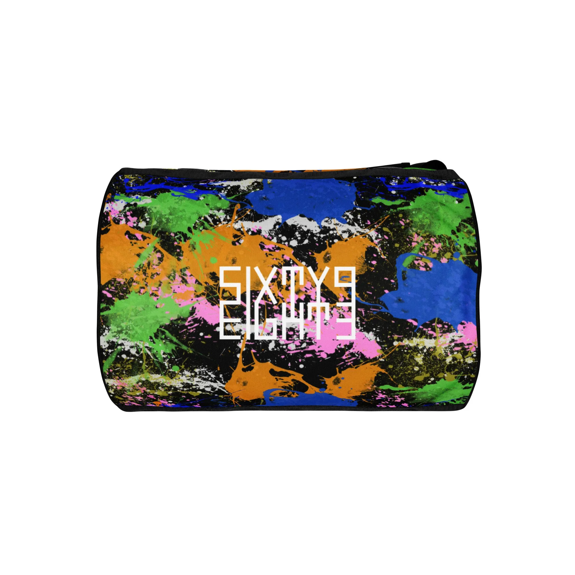 Sixty Eight 93 Logo White Fusion #1 Gym Bag