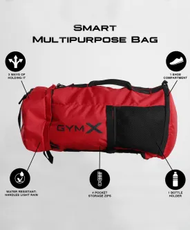 Smart Multipurpose Bag- Flame Red