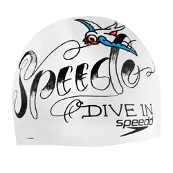SPEEDO Slinging Ink Silicone Swim Cap