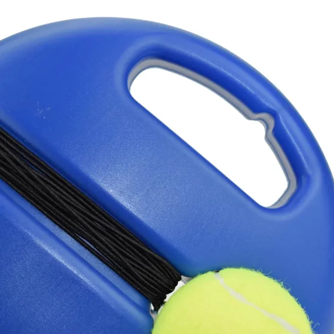 Tennis Trainer Aids Base With Elastic Rope Practice Ball Playing Tennis Self-Duty Rebound
