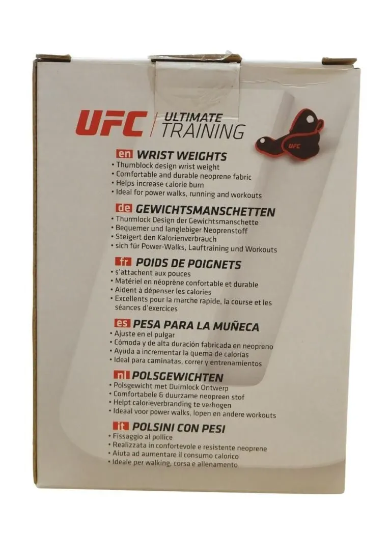 UFC Ultimate Training Wrist Weights 1 Pair 1 Kg