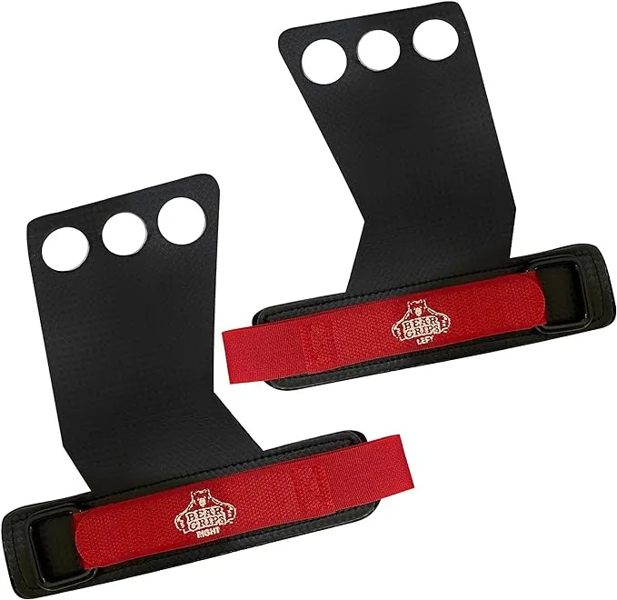 WOD Grips for Pull Ups, Olympic Lifts - Titanium, Carbon, Honey Grips - 2H, 3H and No Hole