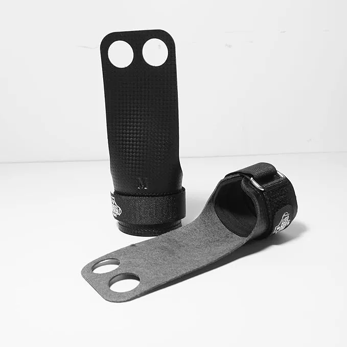 WOD Grips for Pull Ups, Olympic Lifts - Titanium, Carbon, Honey Grips - 2H, 3H and No Hole