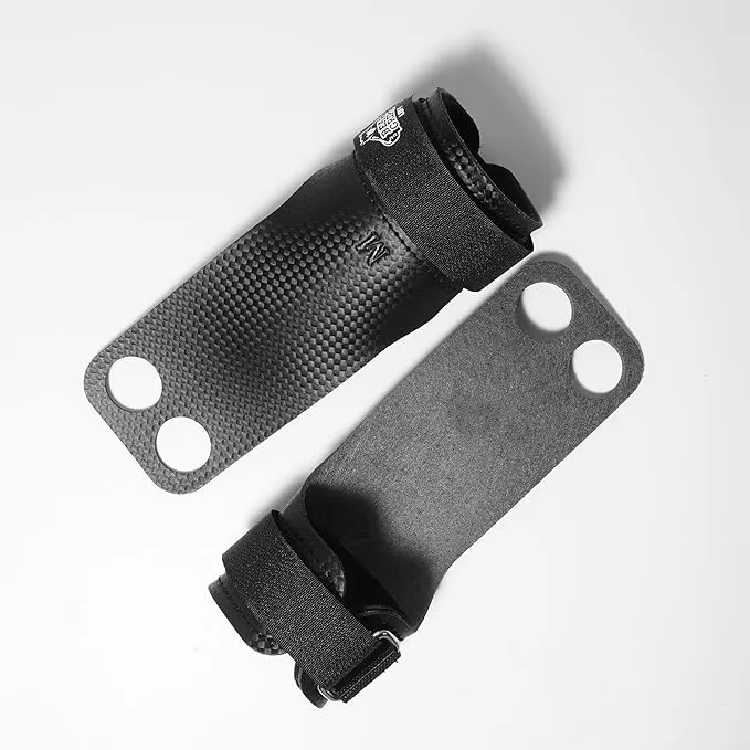 WOD Grips for Pull Ups, Olympic Lifts - Titanium, Carbon, Honey Grips - 2H, 3H and No Hole